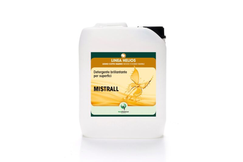 Mistrall – Detergente igienizzante neutro per superfici lucenti