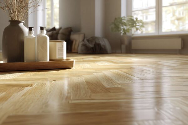 Parquet oliato o cerato da interno nutrito e curato in ambiente naturale