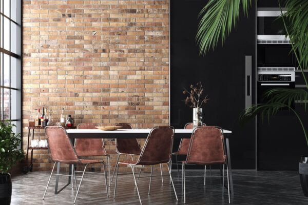 Rivestimento in mattoni per interni