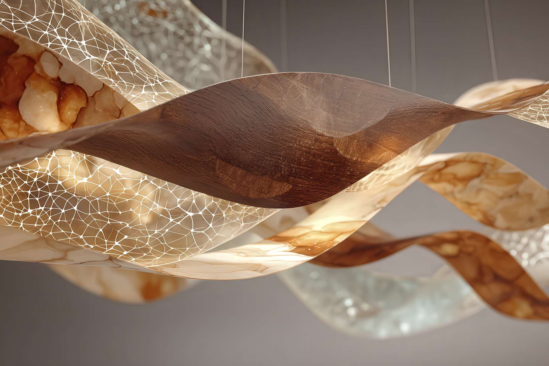 Armonia tra elementi naturali e strutture chimiche astratte